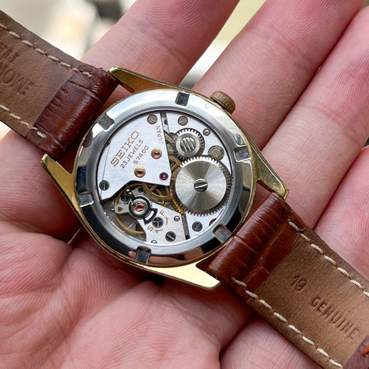 Sapphire Exhibition CaseBack For Seiko Lord Marvel 36000 5740-8000 See-thru 36000BPH Vintage Watch