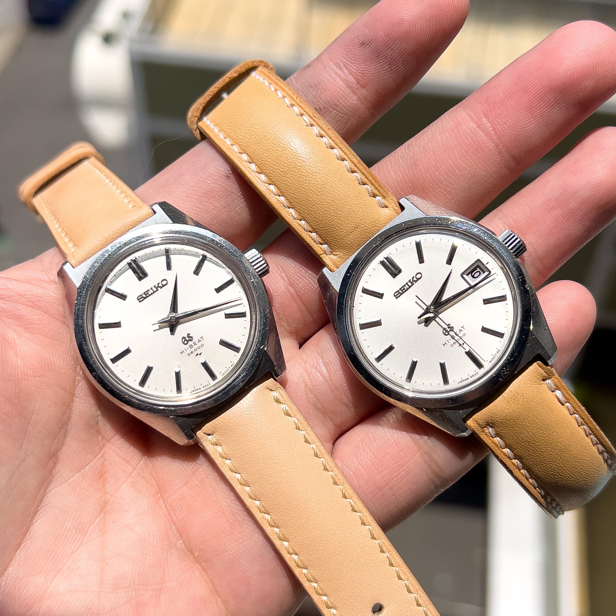 King and Grand Seiko 45GS 45KS Vintage Watch Mechanical Sapphire Caseback Exhibition Custom Watch Accessories